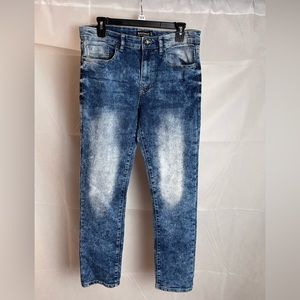 South-Pole Active Flex Denim Skinny Jeans Men’s Size 34 X 30” Acid Wash